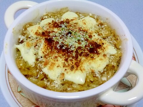 残ったカレーをドリアにアレンジ！サク！トロ！美味！